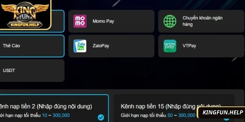 Khuyến mãi nạp tiền cho từng hội viên với những gói hấp dẫn