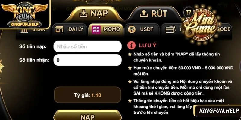 Hội viên được lựa chọn phương thức tiện lợi cho mình